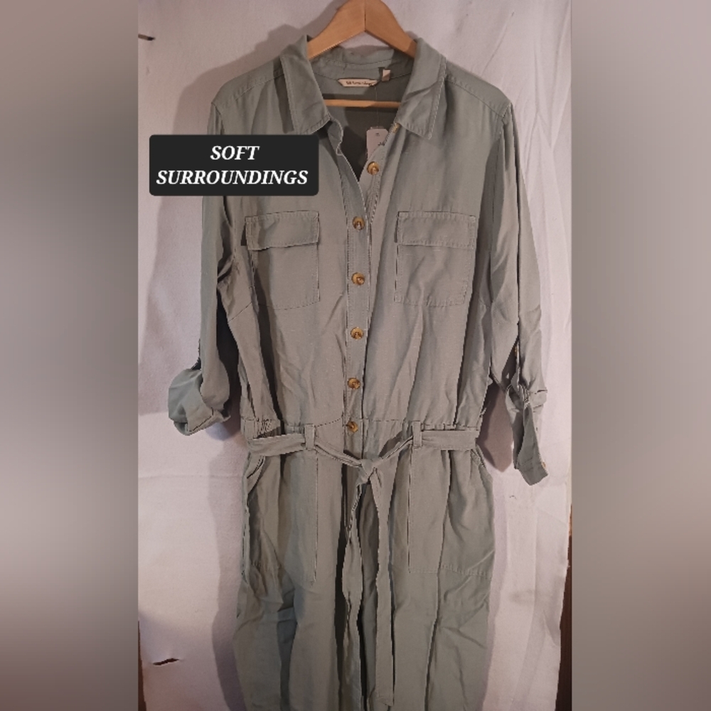 SOFT SURROUNDINGS KERRY JUMPSUIT  Womens Plus 18 NEW